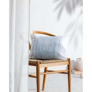 Madame Coco Plage Kırlent Kılıfı - Açık Mavi - Bej - 33x50 cm