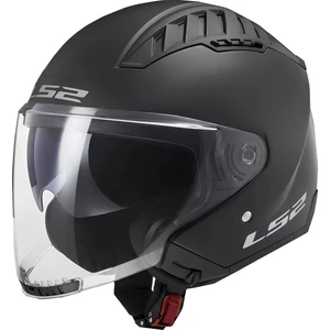 Ls2 Copter 2 Mat Siyah Kask (Güneş Vizörlü)