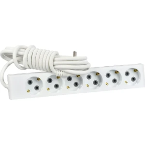 Günsan Elektrik Altılı Çocuk Korumalı Topraklı Grup Priz 3 Metre