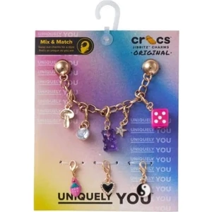 Jibbitz Custom Charm Chain 5 Pack Charms