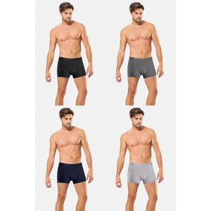 Abani Classic 4 Adet Anıt Erkek Nefes Alan Bambu Likralı Boxer 1284