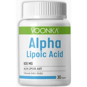 Alpha Lipoic Acid 600 Mg 30 Kapsül
