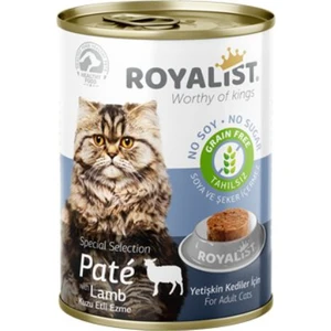 Kedi Kuzu Etli Pate Konserve 12X400 gr