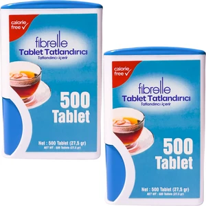 Sakarinli Tablet Tatlandırıcı 500'LÜ Kutu x 2