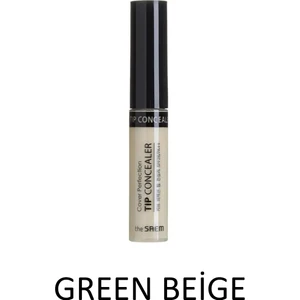 The Saem Uzun Süre Kalıcı Likit Kapatıcı Cover Perfection Tip Concealer - Green Beige
