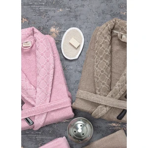 Hayal 12 Parça Kutulu Jakarlı Bornoz Takımı | Bornoz | Havlu & Havlu Seti | Banyo Çeyiz Seti