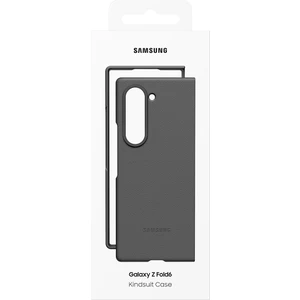 Galaxy Fold6 Vegan Deri Kılıf - Gri