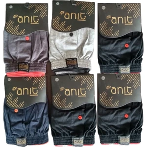 6'lı Paket 1146 Penye Boxer Çok Renkli Abani Classic
