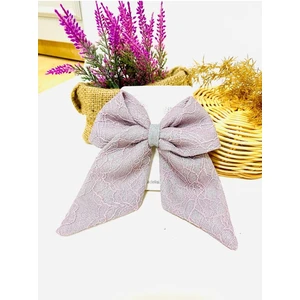 Toka Delisi Kadin Pudra Gümüş Simli Gri Otomatik Fiyonk Toka, El Yapımı Toka, Yetişkin Genç Kız Klipsli Toka