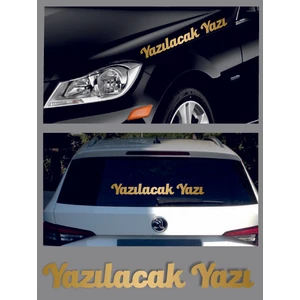 Sticker Usta Kişiye Özel Yazı 2 Adet Isim Soyisim Sticker 00096