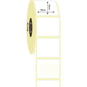40X58 mm Barkod Etiketi 500 Netsarım (10 Adet Rulo)