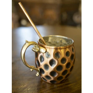 Bakır Concept Bakır Kupa Bardak Gamzeli Model Çift Renk