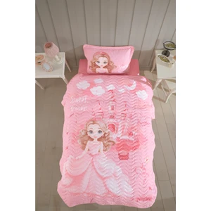 Ranforce Yatak Örtüsü Tek Kişilik Sweet Princess V1 Pudra