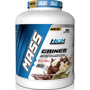 High Nutrition Mass Gainer 3600 gr Çikolata Vanilya Aromalı Hacim Kütle Kas Karbonhidrat Tozu