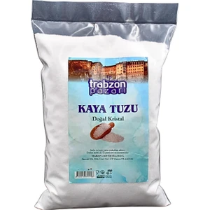 Trabzon Pazarı Doğal Rafine, İyotsuz Öğütülmüş Kaya Tuzu 1 Kg
