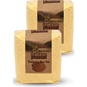 Trabzon Pazarı Ata Tohum Glutensiz Kavrulmuş Mısır Unu 2x900 gr