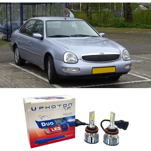 Ford Scorpio LED Xenon Kısa Far Ampulü H1 Duo Yeni Seri Beyaz 1995-1998