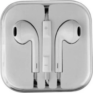 Beyaz Kablolu Kulaklık Ios Android Uyumlu 3,5mm Jack Girişli