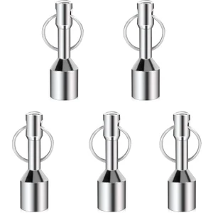 Mıknatıslı Anahtarlık - Güçlü Neodyum Mıknatıslı Askı Manyetik Anahtarlık 12MM - 5 Adet