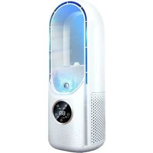 Kanatsız Fan Elektrikli Fan Ev Klima Fanı Soğutma Fanı Sprey Su Soğutma Masaüstü Fanı (Yurt Dışından)