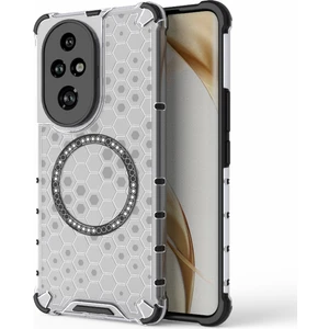 Honor 200 Pro Için Petek Manyetik Halkalı Telefon Kılıfı (Yurt Dışından)