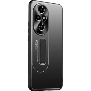 Honor 200 Için Buzlu Metal Hibrit Tpu Telefon Kılıfı (Yurt Dışından)