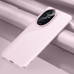 Honor 200 Pro Için Düz Deri Darbeye Dayanıklı Telefon Kılıfı (Yurt Dışından)