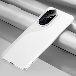 Honor 200 Için Düz Deri Darbeye Dayanıklı Telefon Kılıfı (Yurt Dışından)