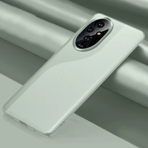 Honor 200 Için Düz Deri Darbeye Dayanıklı Telefon Kılıfı (Yurt Dışından)