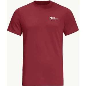 Jack Wolfskin Essential M Erkek Bordo T-Shirt