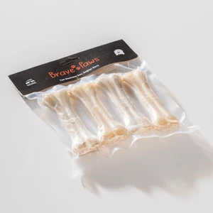 Brave Paws Pres Kemik %100 Dana Köpek Ödülü 10CM 4'lü Paket 35GR*4