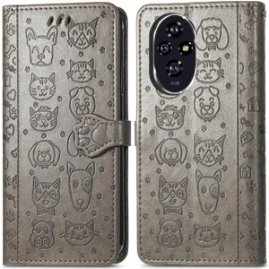 YH Mall Onur Için Flip Case 200 Pro Kısa Kayış Deri Kılıf Darbeye Karikatür (Yurt Dışından)