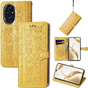 YH Mall Onur Için Flip Case 200 Pro Kısa Kayış Deri Kılıf Darbeye Karikatür (Yurt Dışından)