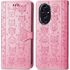 YH Mall Onur Için Flip Case 200 Pro Kısa Kayış Deri Kılıf Darbeye Karikatür (Yurt Dışından)