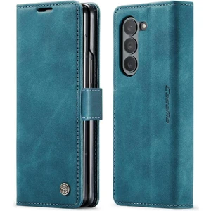 Mays Shop Samsung Galaxy Z Için Flip Case Fold 6 5g Kılıf Kart Yuvası Kickstand Manyetik (Yurt Dışından)