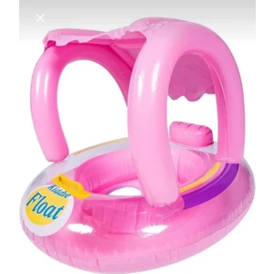Yellow Tech Gölgelikli Bebek Simidi - Baby Float