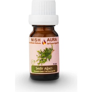Nish Aura 10ml Sedir Ağacı- Cedar Tree Oda Kokusu Aromatik Esansiyel Uçucu Yağ