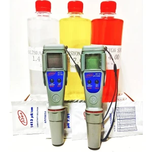 Ad-Wa Ph ve Ec Metre(12-31) Profesyonel Ölçüm Cihaz Seti 500ML Kalibrasyon Sıvıları