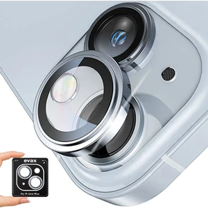 Apple iPhone 15 / 15 Plus Uyumlu Safir Kamera Lens Koruyucu Takma Aparatlı Kolay Kurulum