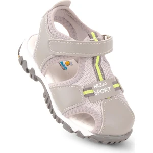 Kaptan Junior Erkek Çocuk Ortopedik Sandalet İthal Deri Kaymaz Taban 505 Model