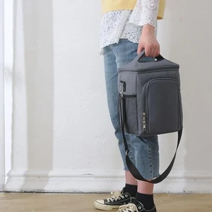 Gıda Termal Öğle Yemeği Çantası Su Geçirmez Oxford Bez Yalıtımlı Isı Çanta Taşınabilir Seyahat Crossbody Tote Organizatör | Öğle Yemeği Çantalar (Yurt Dışından)