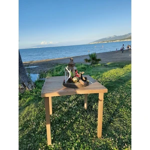 Ahşap Katlanır Çanta Kamp ve Piknik Masası