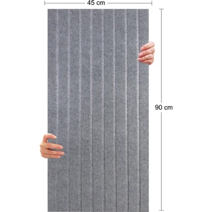 Akustik ve Dekoratif Lambiri Desenli Keçe Panel 45X90 cm / 2 Adet / 0,81 M²