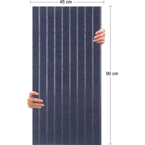 Akustik ve Dekoratif Lambiri Desenli Keçe Panel 45X90 cm / 2 Adet / 0,81 M²