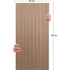 Akustik ve Dekoratif Lambiri Desenli Keçe Panel 45X90 cm / 2 Adet / 0,81 M²