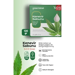 Green Label Kenevir Sabunu Natural 120gr.