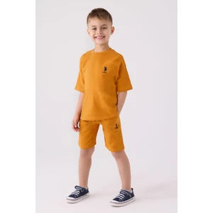 U.S. Polo Assn. Erkek Çocuk Bermuda Takım Kiremit