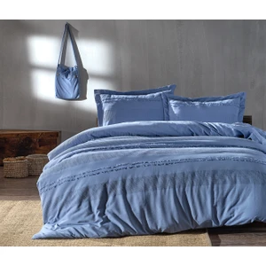 Doqu Home Çift Kişilik Nevresim Takımı Carla - Mavi