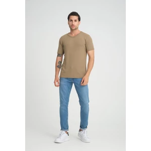 Alexander Gardi V Yaka Fitilli Regular Fit T-Shirt (E24-74602)