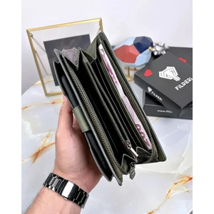 Fil Deri Büyük Cüzdan Telefon Bölmeli